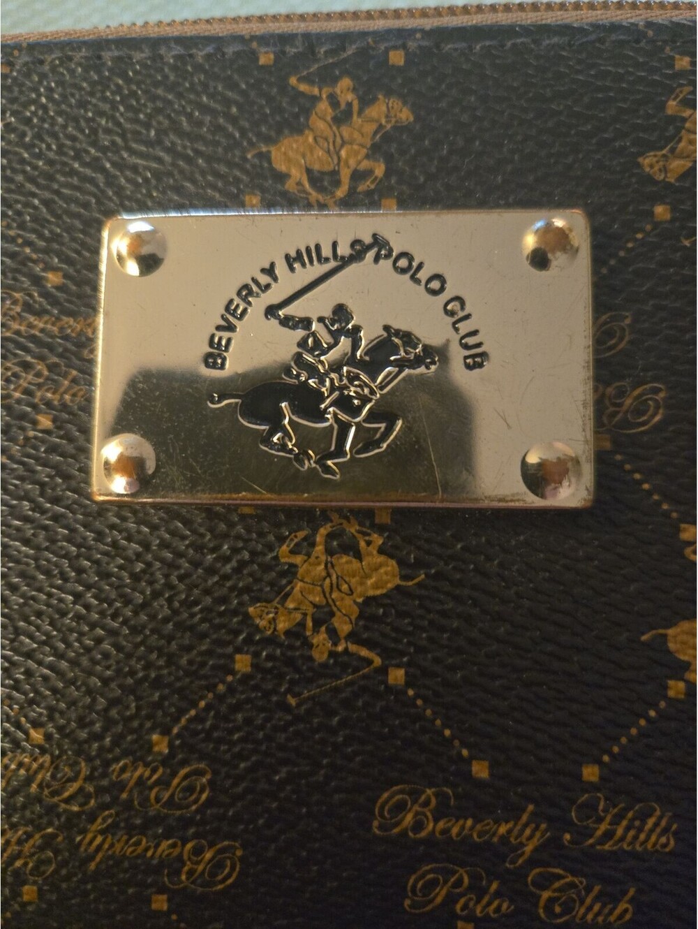 Beverly Hills Polo Club Monogram Wristlet Wallet - Picture 5 of 5